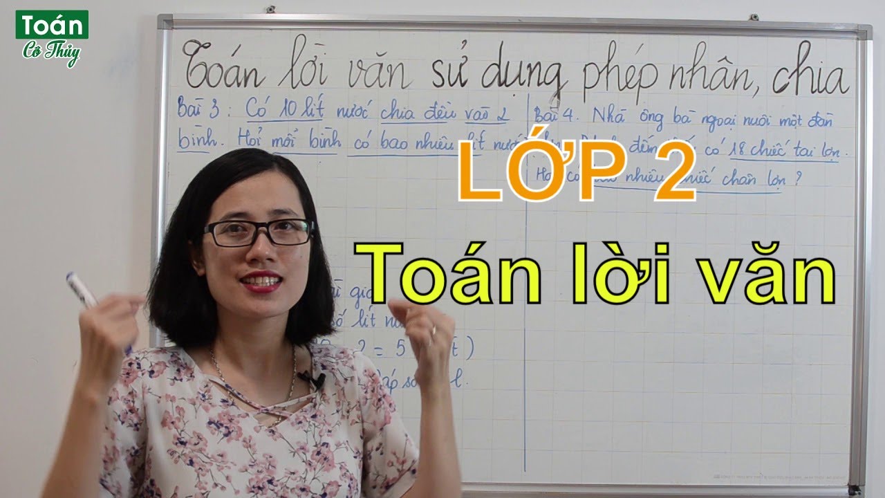 Toán lời văn lớp 2 - Giải bài toán lời văn dùng phép nhân, chia như thế nào?