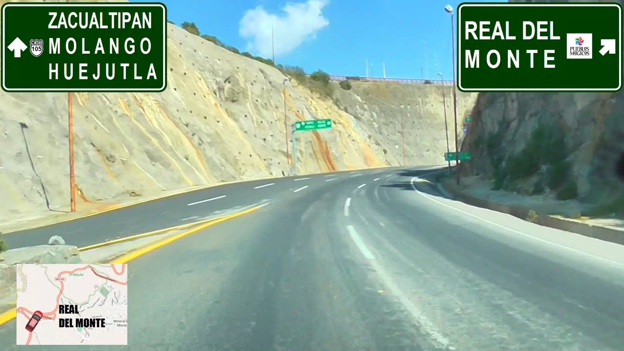 PACHUCA a ZACUALTIPAN Carretera 105