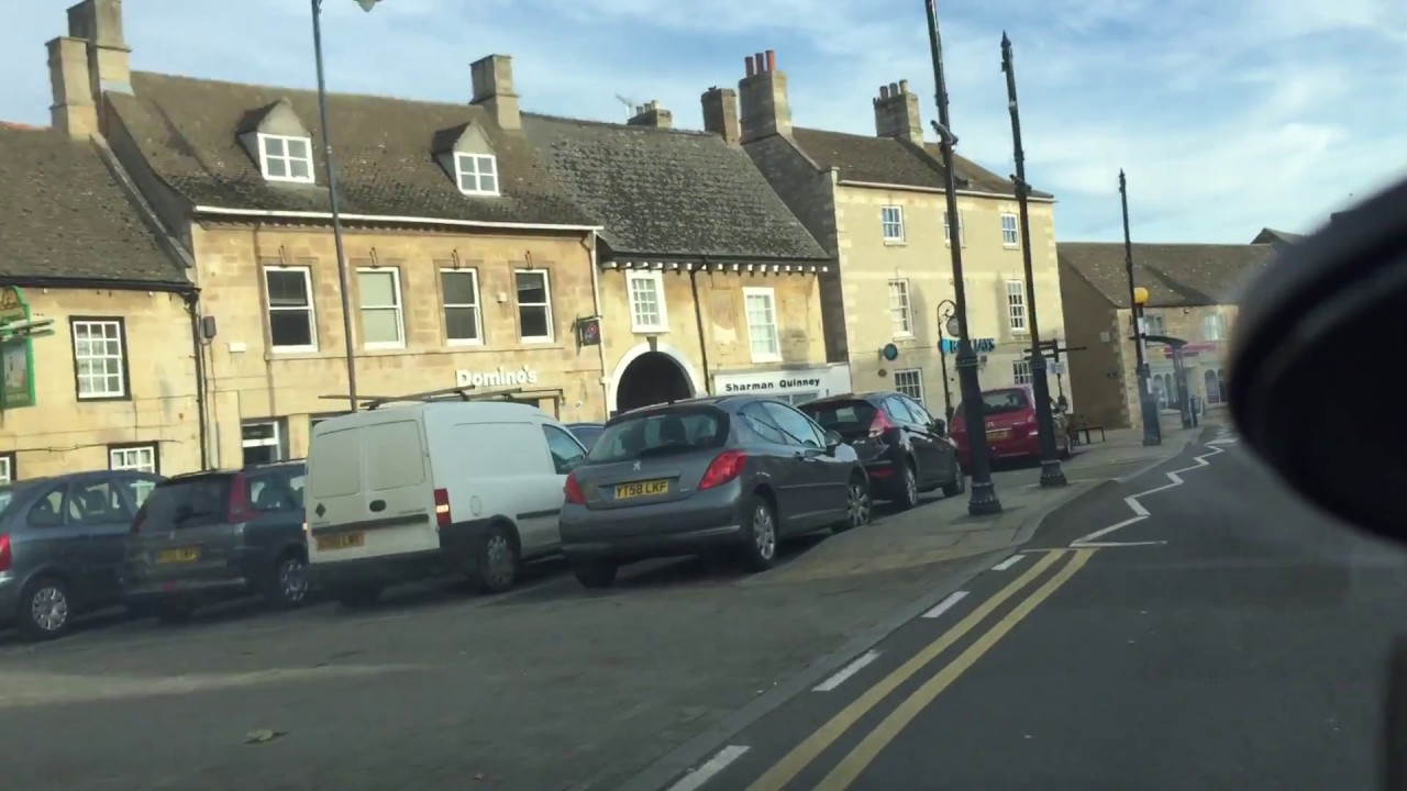 Driving Tour of Market Deeping, Deeping Gate and Deeping St James in Lincolnshire England