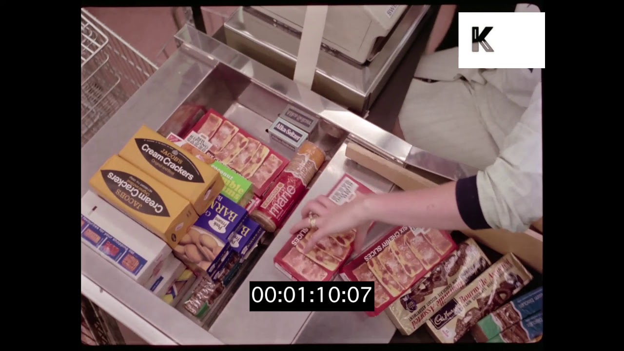 1970s UK Grocery Shopping, HD from 35mm | Kinolibrary
