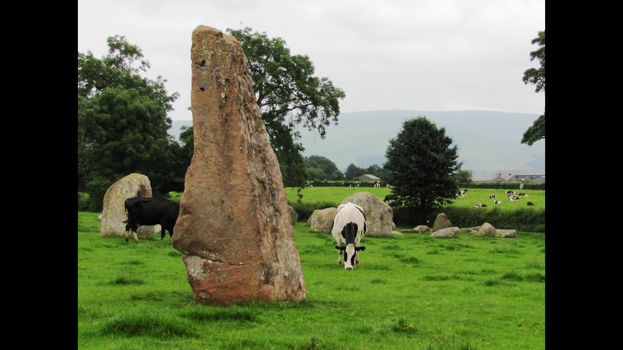 Cumbria Country Walk - Lacy's Caves and Long Meg Stone Circle round