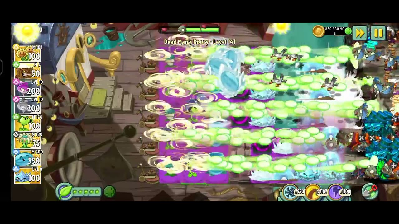 Pvz 2 Dead man's Booty lvl 141