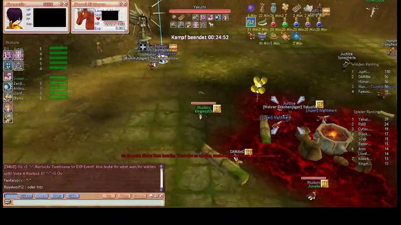 Flyff - Kingmast3r at Guildwar 22.08.09