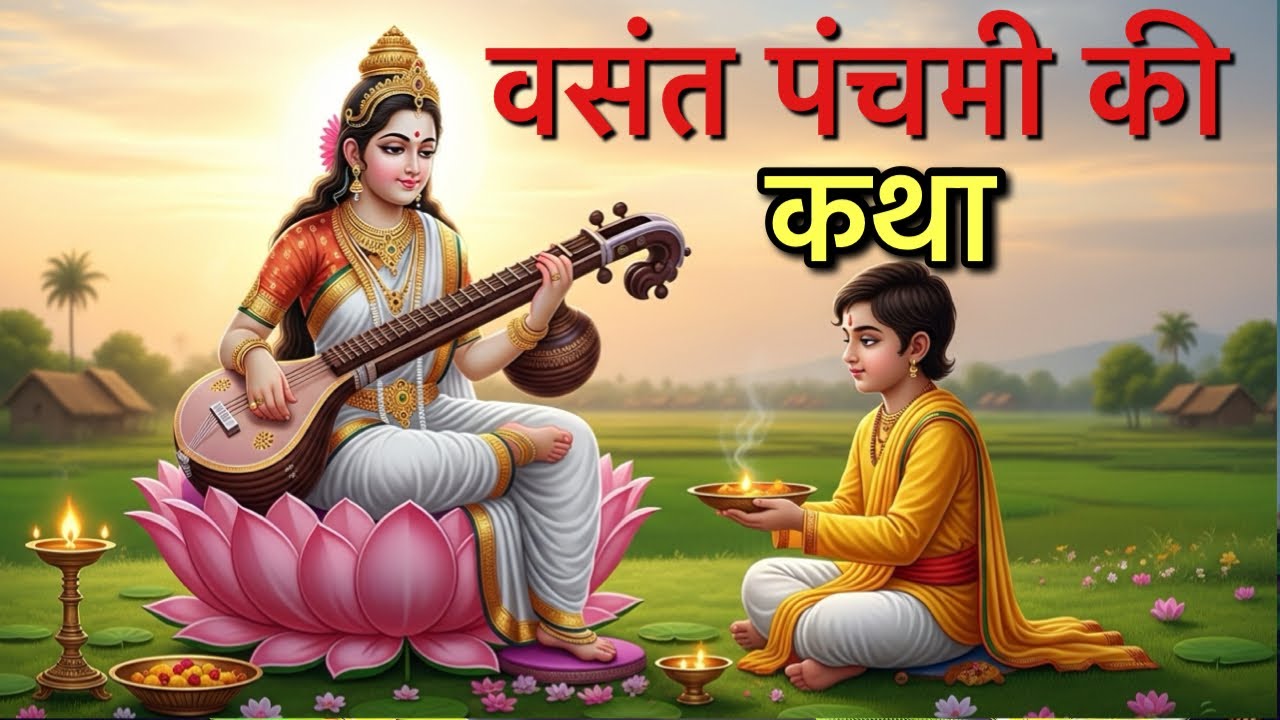 बसंत पंचम की कहानी | माँ सरस्वती की कहानी | बसंत पंचमी की कथा | सरस्वती माता की कहानी