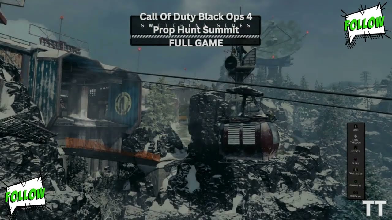 Call Of Duty Black Ops 4 Prop Hunt Summit FULL GAME [Tina Tormented] COD BO4 Gameplay