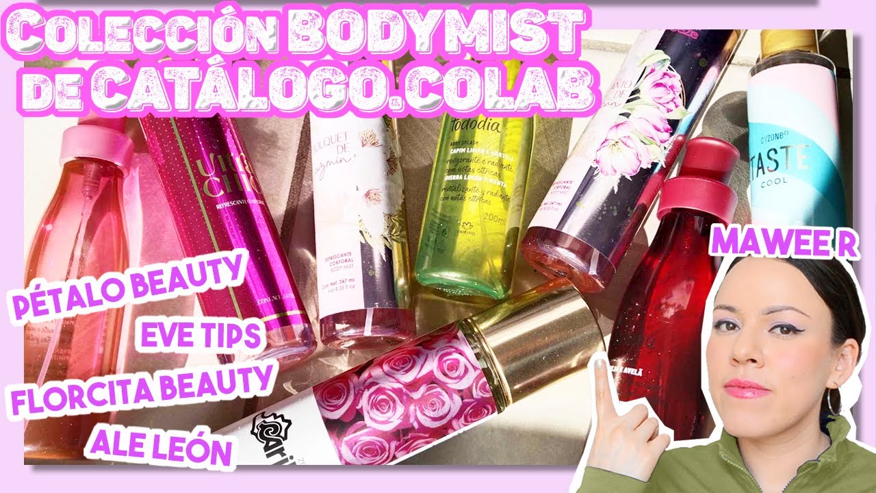 😱💖TODA Mi COLECCIÓN de BODY MIST de CATÁLOGO🍓🧁💐🌺 Cyzone, Natura y Zermat / Colaboración