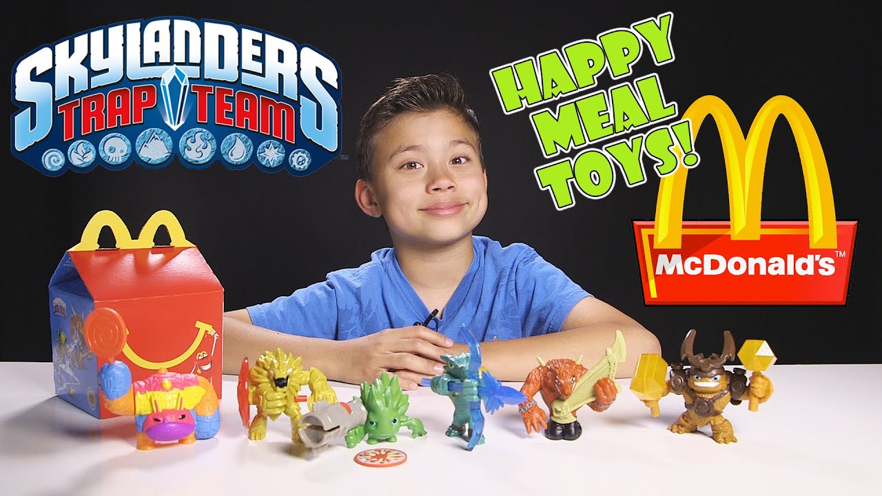 Skylanders Trap Team HAPPY MEAL TOYS! Complete Collection guest starring LEGO Minifigures!