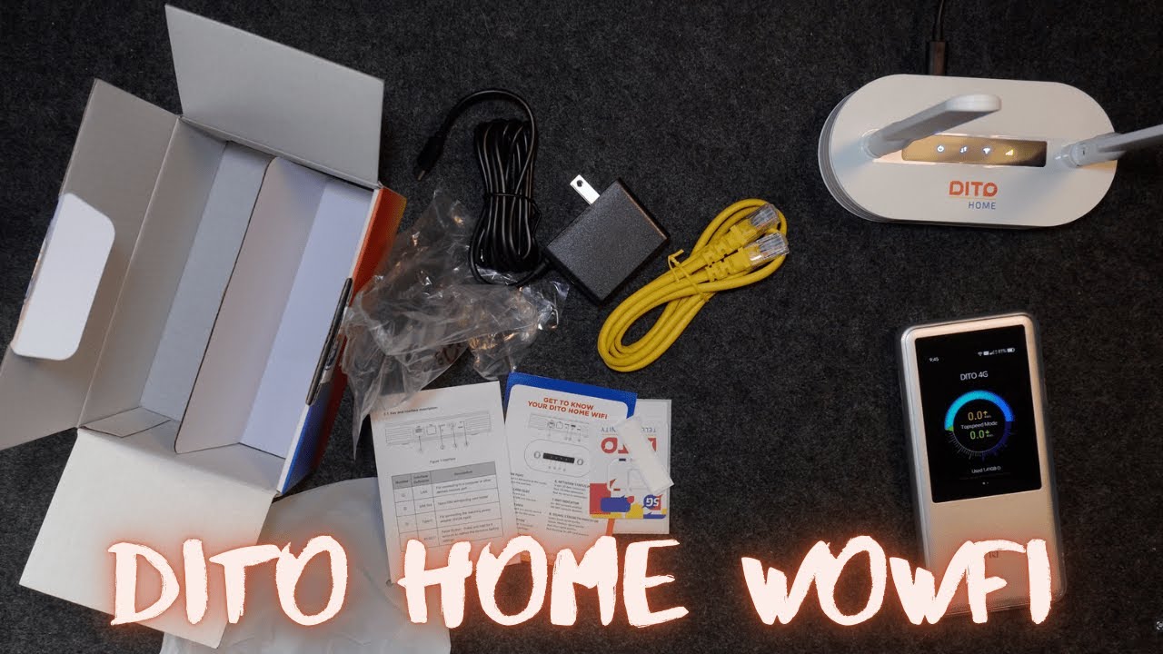 DITO HOME WOWFI PRO - PWEDE SA BROWNOUT AT PREPAID PA! ( UNBOX AND SETUP )