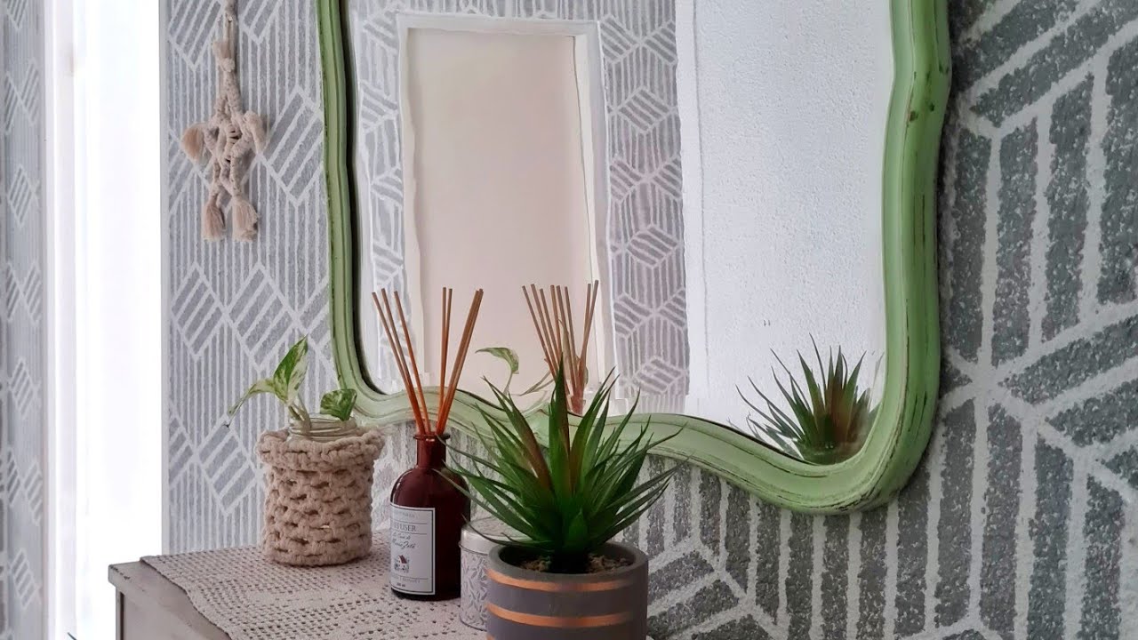 CÓMO PINTAR PAREDES CON STENCIL! 🎨 DECORACION ANTES Y DESPUÉS!