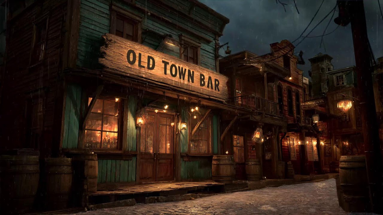 Rain Outside The Old Town Bar • Western Lofi Chill