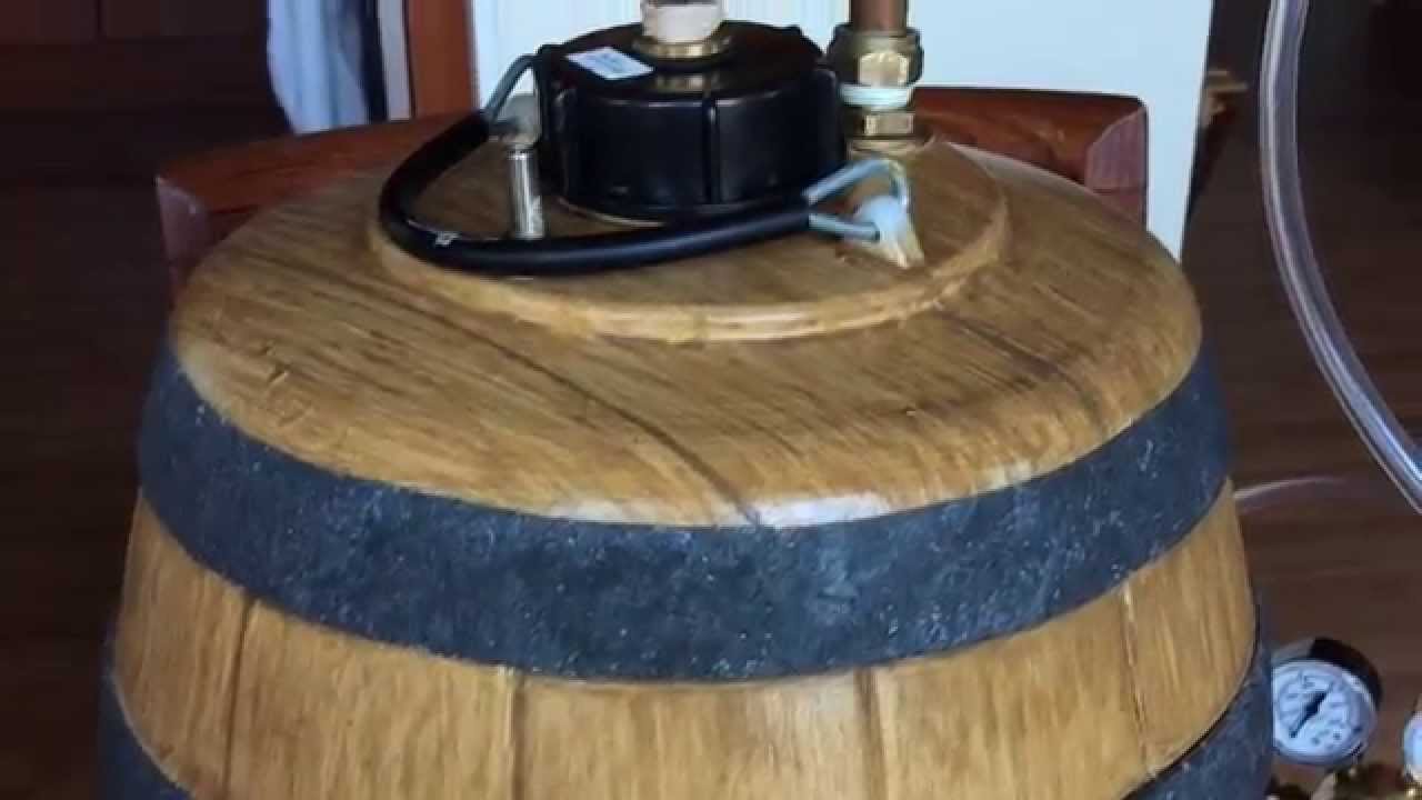 How to Force Carbonate Homebrew in a Pressure Barrel. Wooden Cask Edition, in 1 Minute