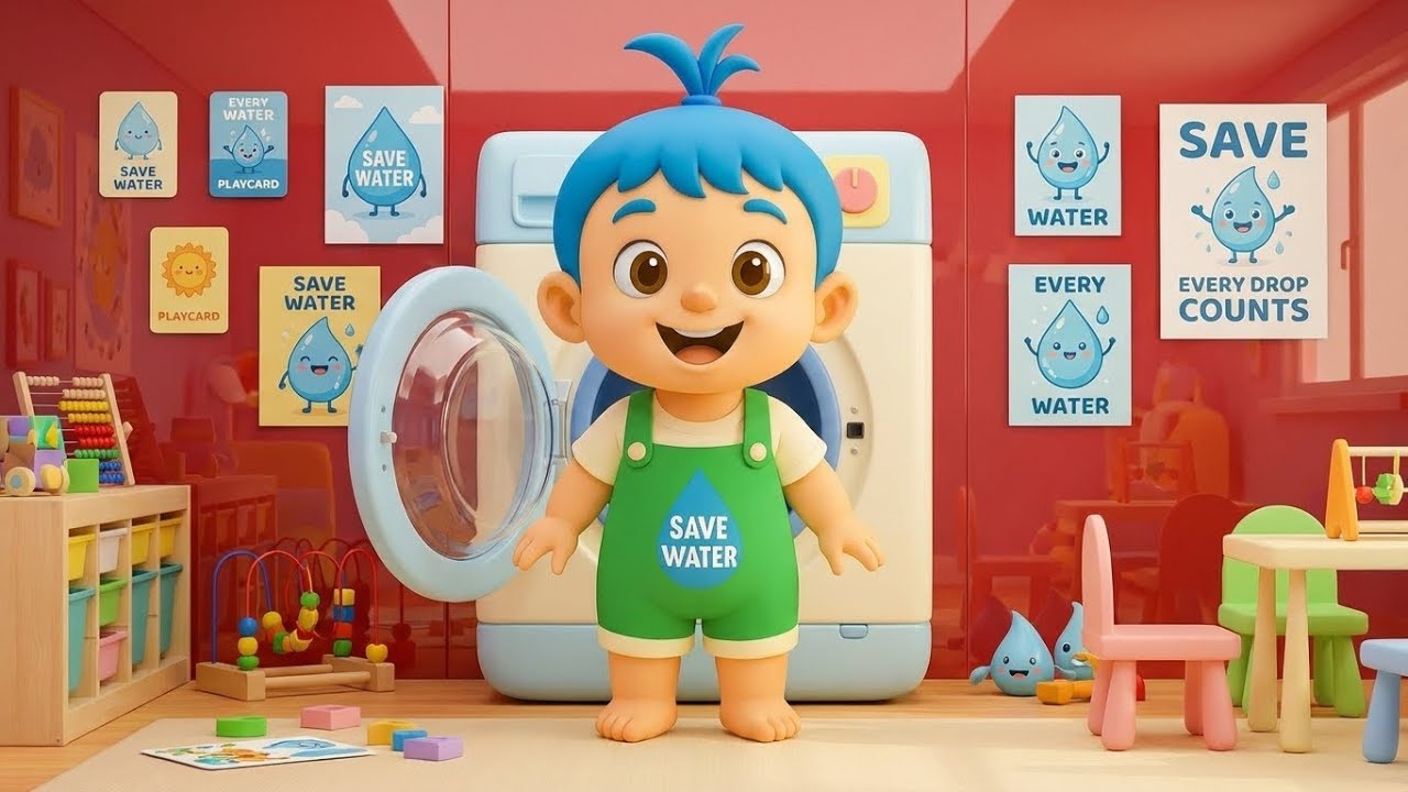 Don’t Waste Water Song for Kids | Baby Bleu Kids Song