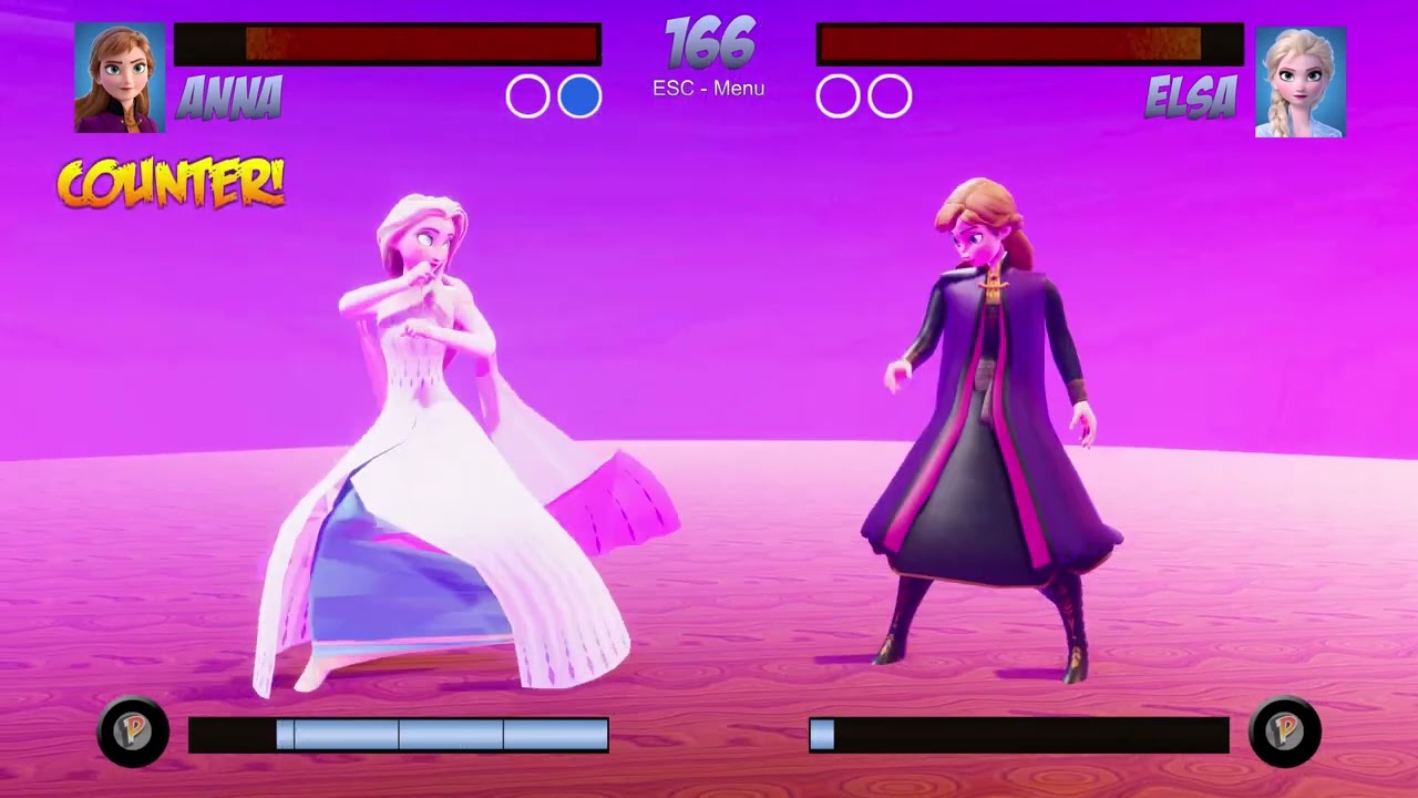 Anna Vs Elsa Magic Dreamlight Valley Fighting
