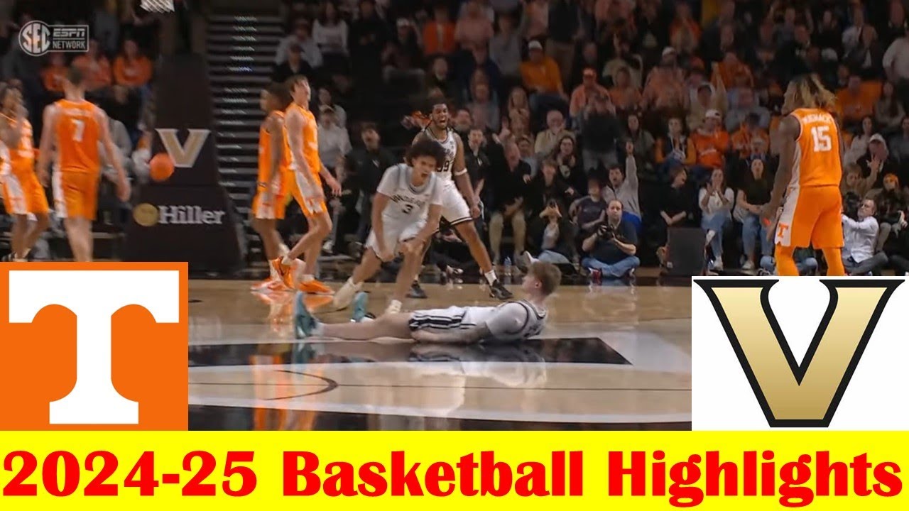 #6 Tennessee vs Vanderbilt Basketball Game Highlights 1 18 2025