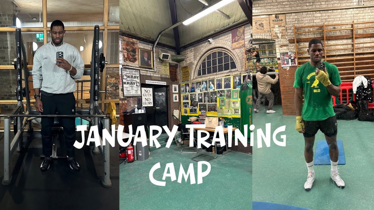 January updates training camps & loosing weight.