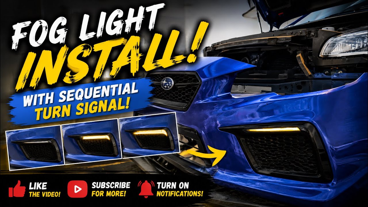 How to install sequential turn signals on a 2020 Subaru WRX! #carbuild #wrx #subaru