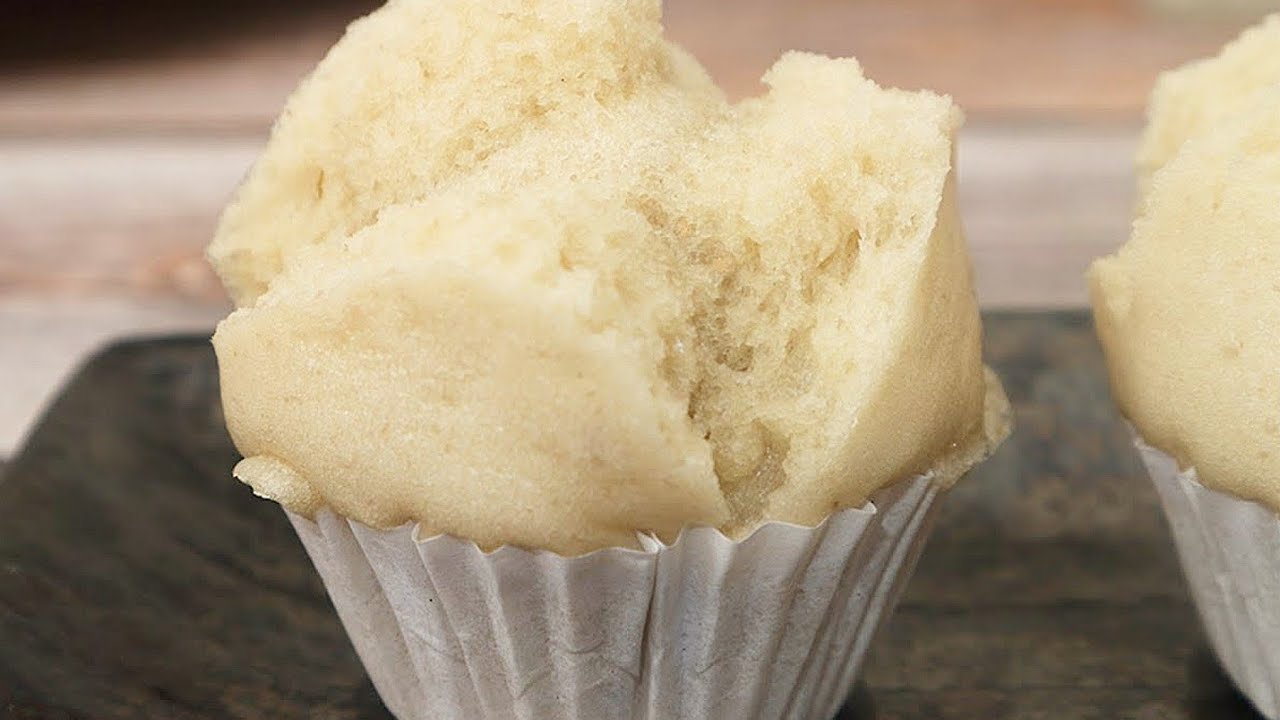 คัพเค้กกล้วยหอมนึ่ง/Banana cake/Easyfoodgoodhealth by Andy