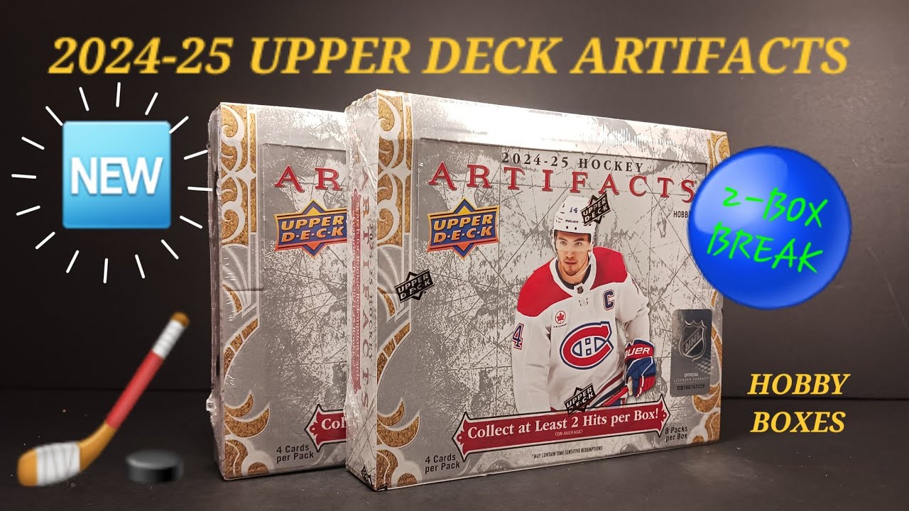 THERE'S ANTIQUITY IN ARTIFACTS! ➡️🆕️⬅️ 2024-25 UPPER DECK ARTIFACTS HOCKEY 🏒 2-BOX HOBBY BREAK 💥