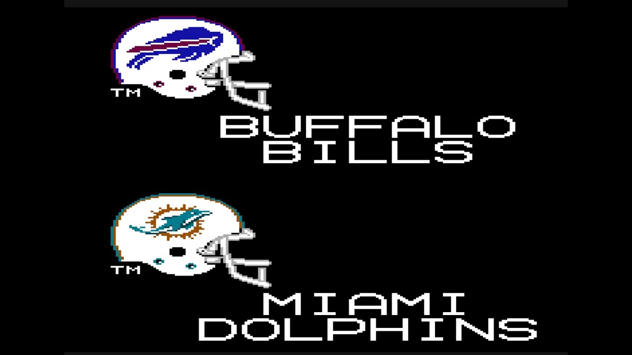 Tecmo Super Bowl 2025 Season BUF vs MIA week 9🦬🐬🏈