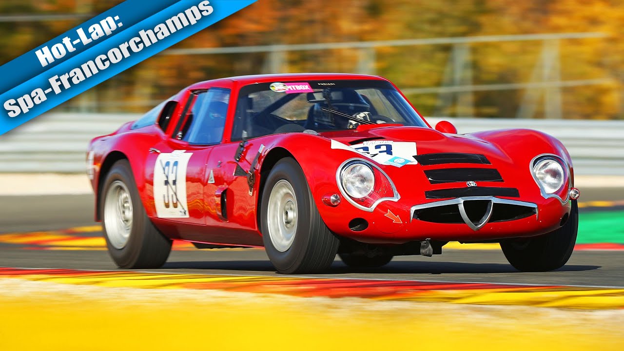 $3mln 620kg Alfa Romeo TZ2 on F1 Track // RSRSpa Spotlight 21