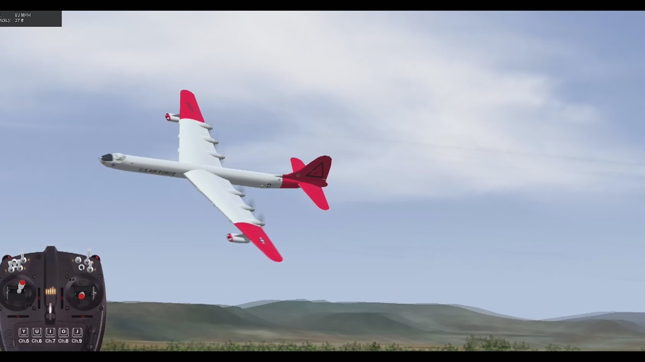 RealFlight B-36 Peacemaker Performance