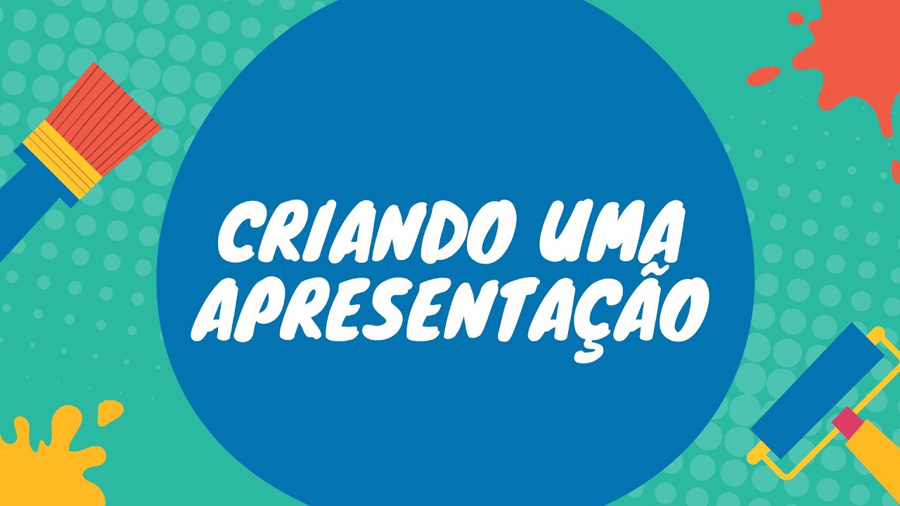 Criando uma apresentação do zero no Canva.