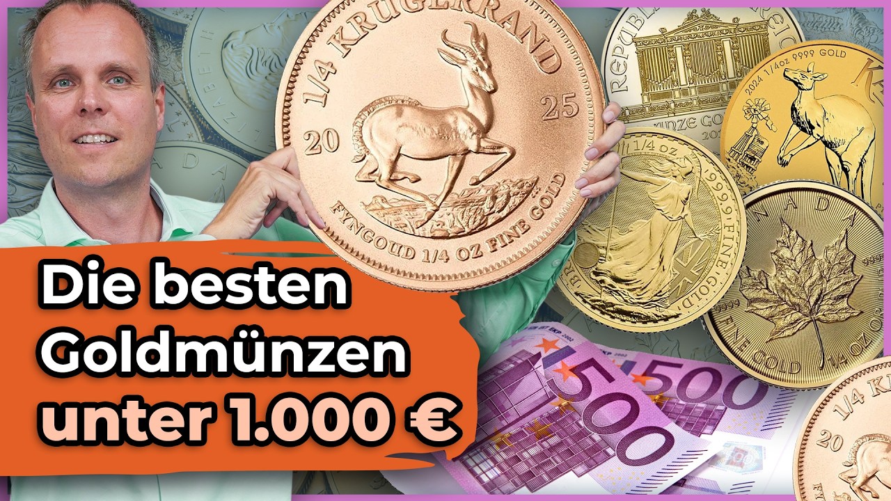 Die besten kleinen Goldmünzen unter 1.000 €