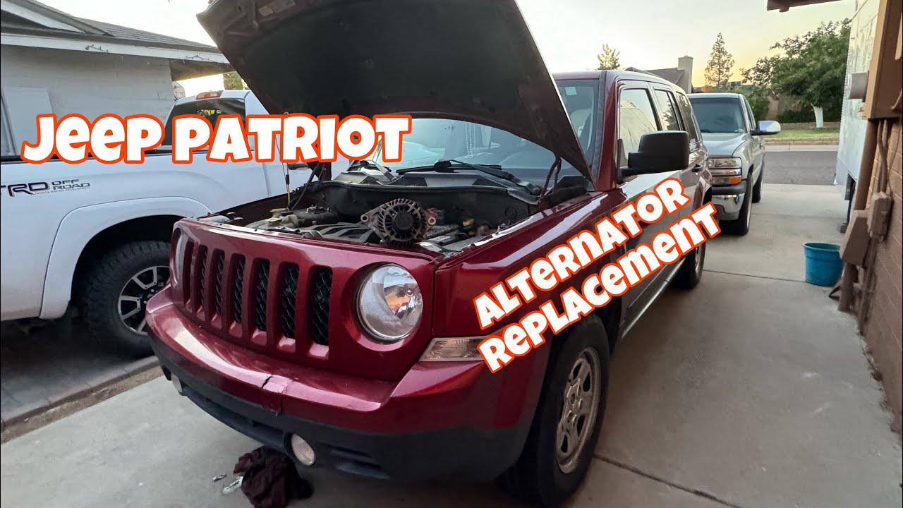Замена генератора Jeep Patriot 2015 года