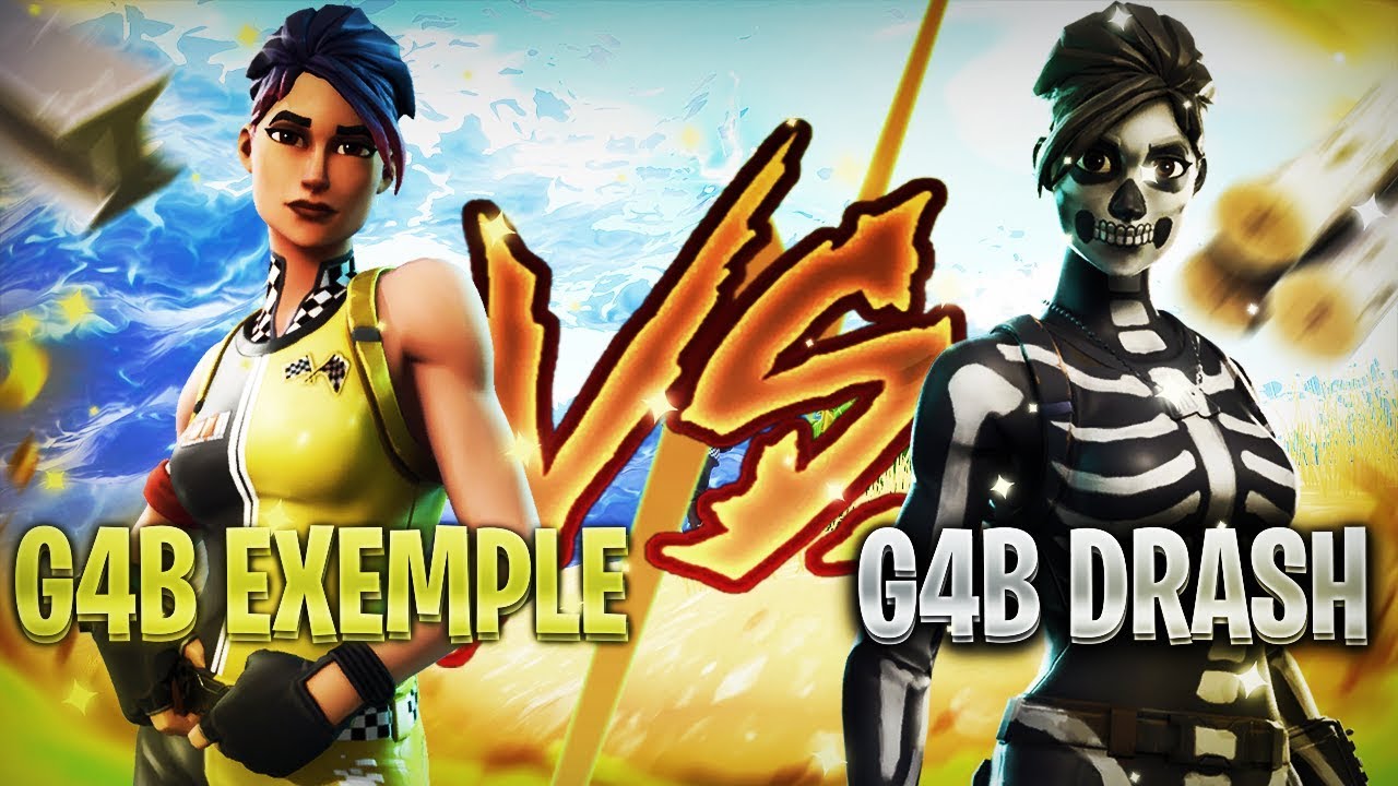 EXEMPLE VS DRASH (G4B PS4) FORTNITE