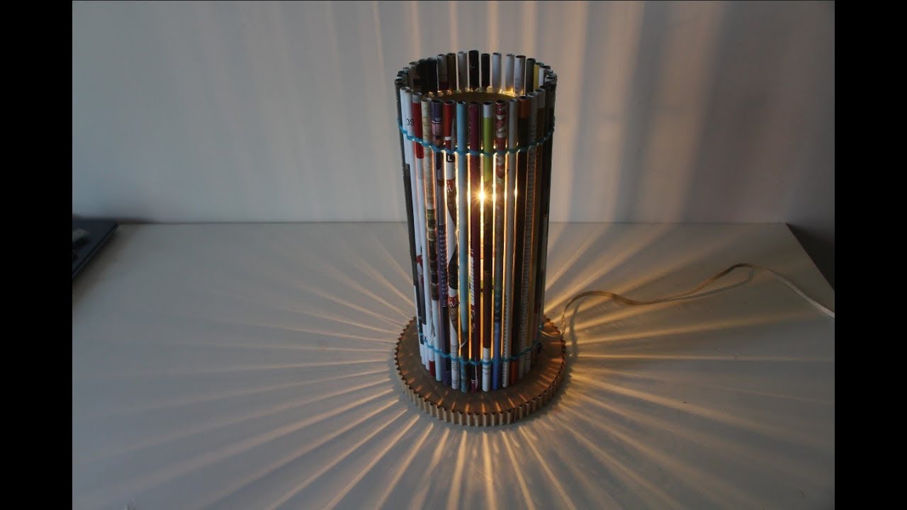 Make Lampshade With Newspaper | Useful Handicraft