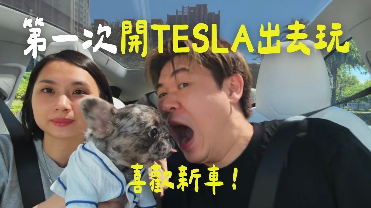 【Tesla日常】聊聊開 Tesla 一個月心得、林口最頂早餐、帶小狗去游泳、寵物友善咖啡廳｜飲控爆瘦4公斤🤓｜陳先陳太