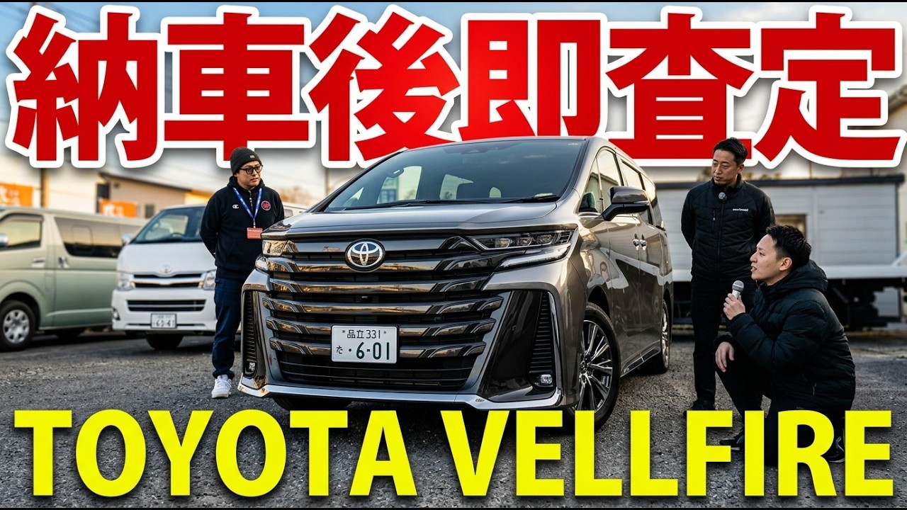 40ヴェルファイア納車！そして即査定してみた