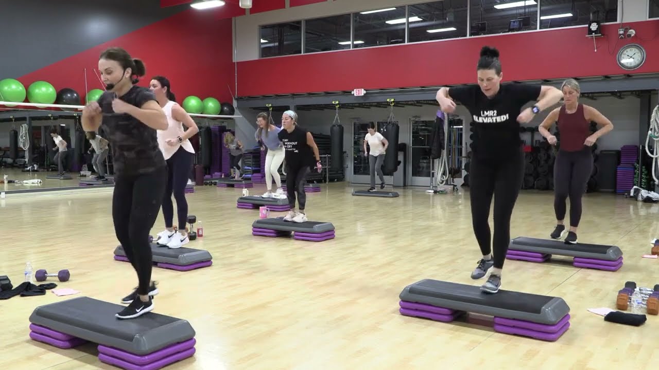 Cathe Friedrich's #572 Stepped Up Lower Body Live Workout