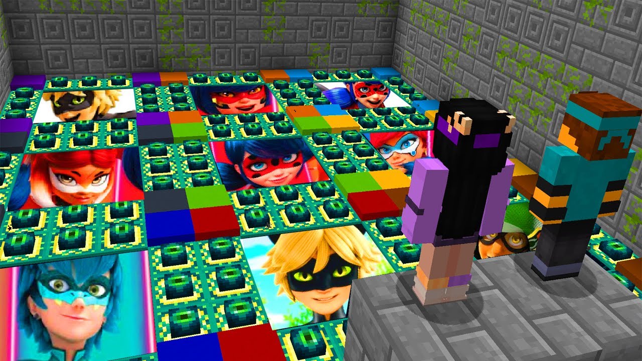 NÃO ESCOLHA O PORTAL ERRADO DA MIRACULOUS no MINECRAFT!
