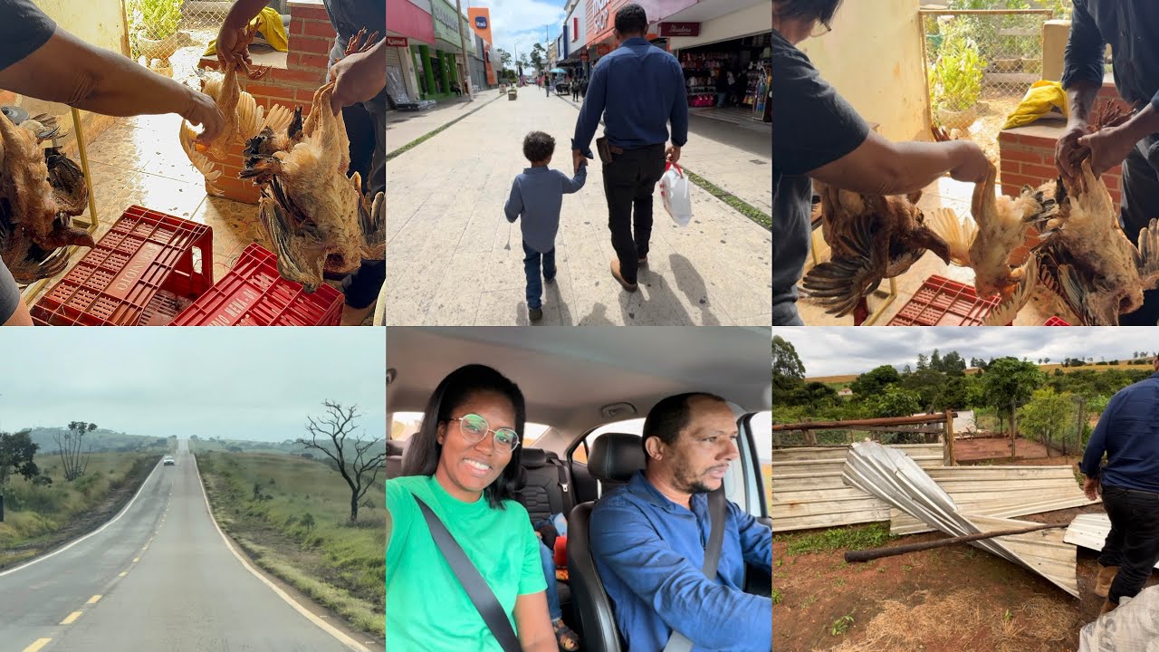 Um dia importante em nossas vidas 👀// vento forte aqui na roça// fomos na cidade 