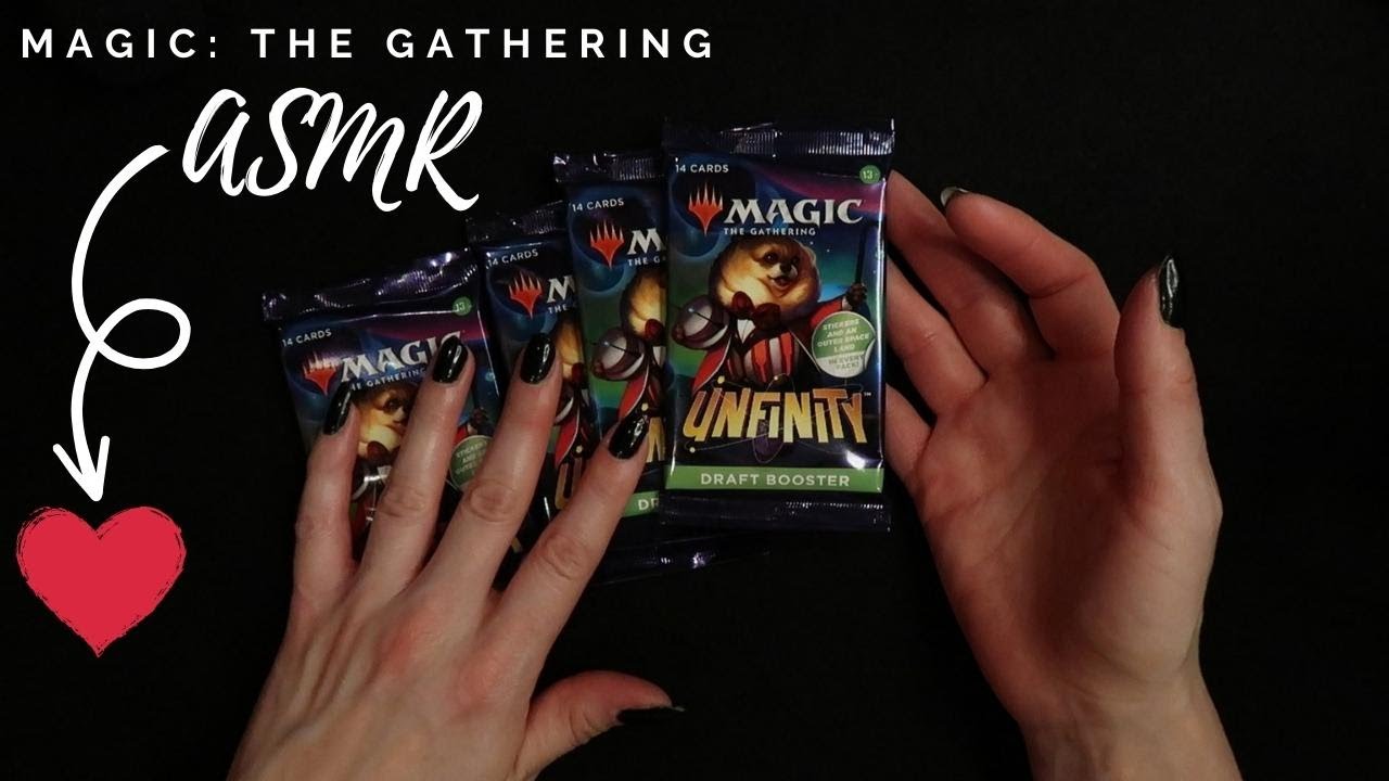 ASMR Magic: The Gathering ⭐ Unfinity Pack Opening ⭐ Soft Spoken, Tapping ⭐ Card Sounds