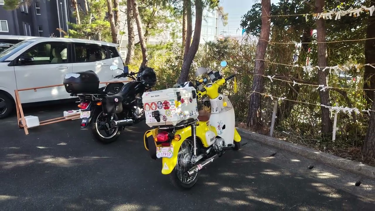 浜名湖七福神巡り（CBF125T&Cub110）