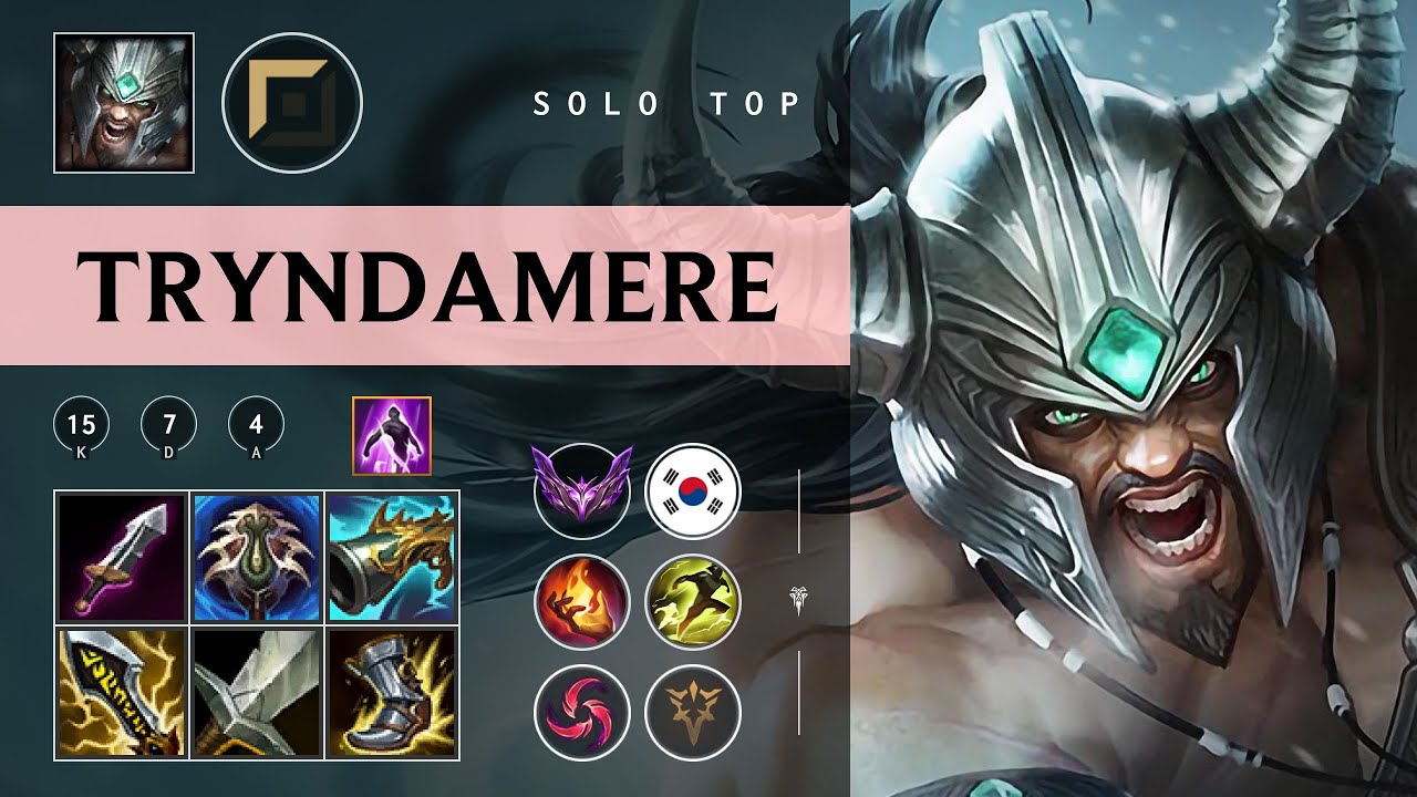 Tryndamere Top vs Singed - KR Master Patch 26.01
