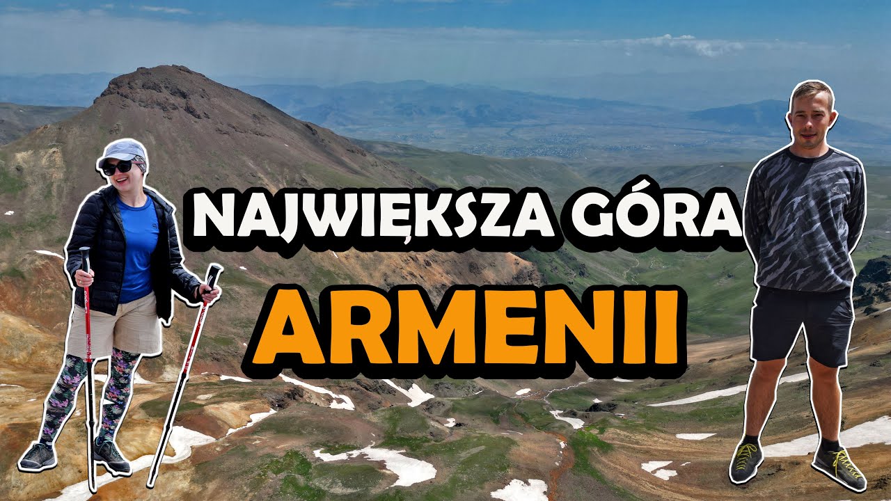 Armenia - Aragac (3879 m n.p.m.) i świątynia nad kanionem