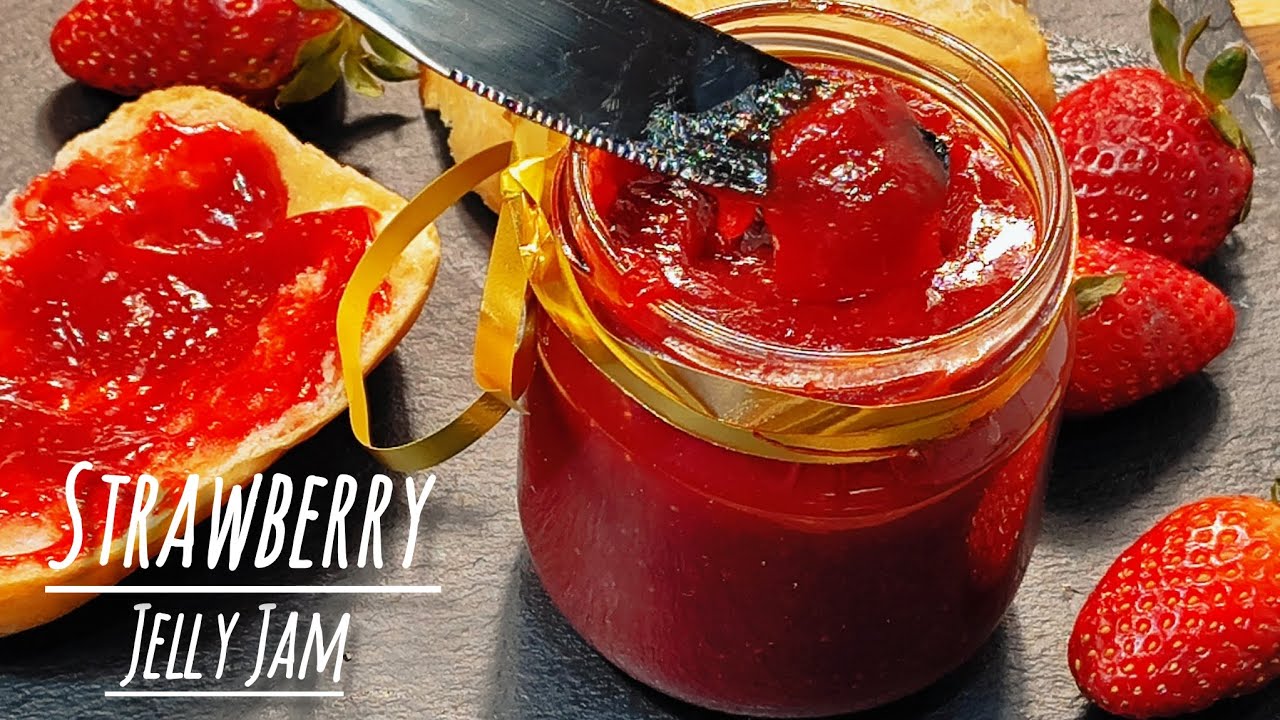 Fresh Strawberries Jam | Easy 3 Ingredients Strawberry jam 🍓🍓