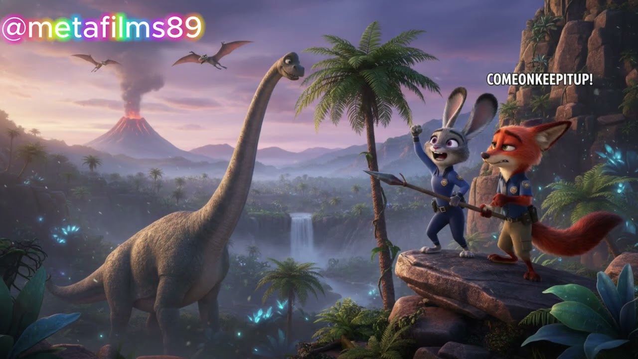 Zoo – Shakira | Image Lyrics | Zootopia 2 Time Travel to Dinosaur Era 🦖🦊🐰
