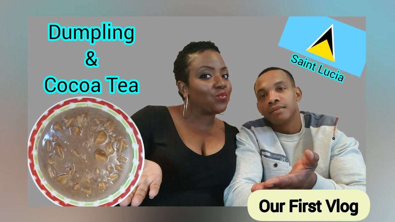 DUMPLING & COCOA TEA - Friday night dinner VLOG! Saint Lucian dish- Festive month