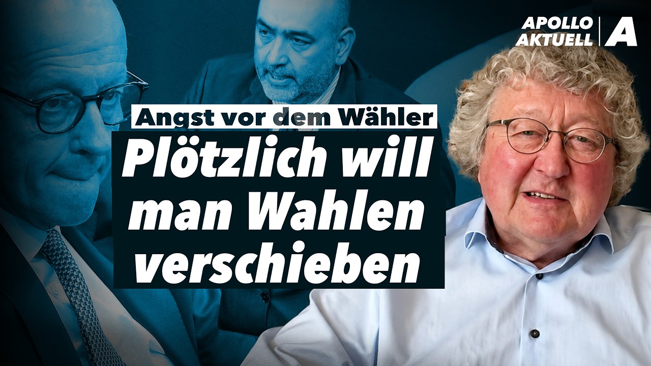 B&uuml;rger zu unbequem: Jetzt wollen sie Wahlen verschieben &ndash; Werner J. Patzelt im Interview