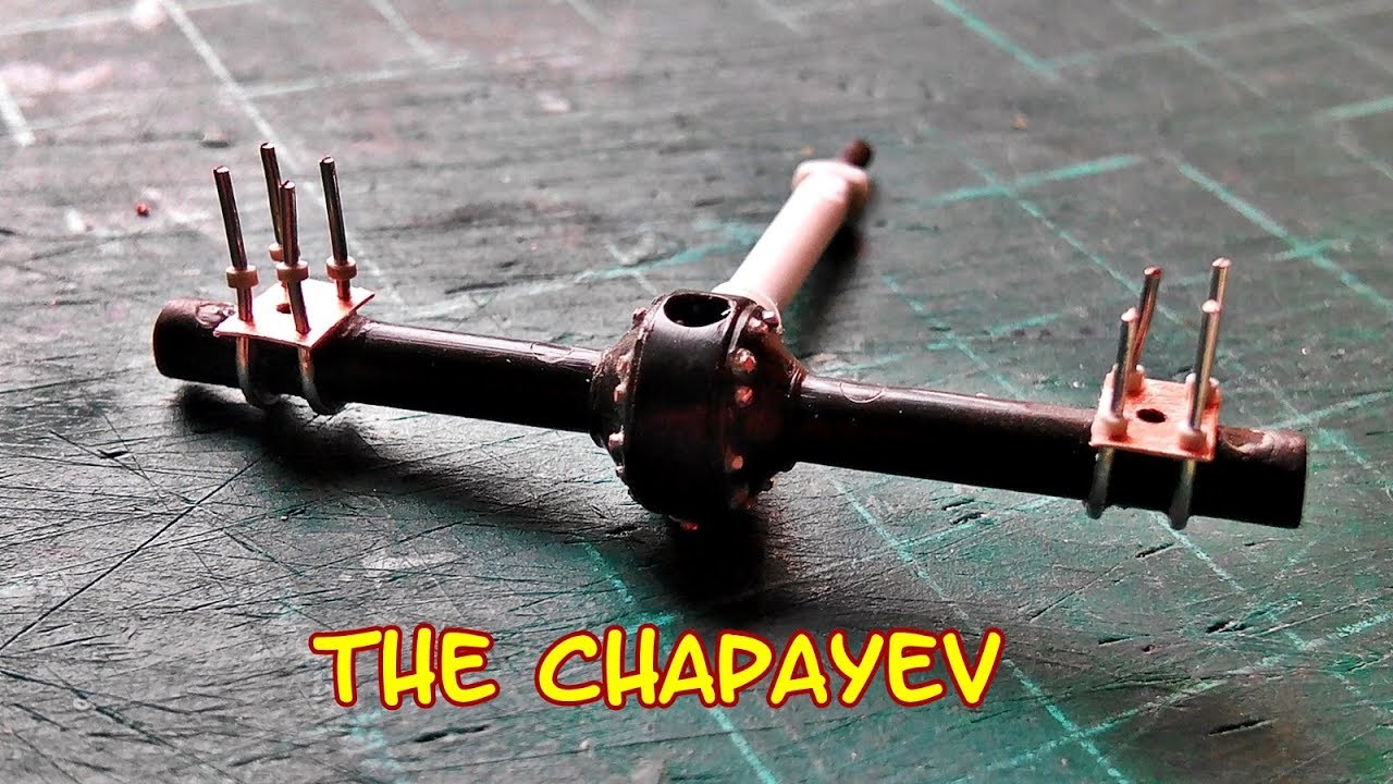 The 'Chapayev' - (Scratch) Building The Tamiya GAZ-67B, Part 3, Chassis And Interior