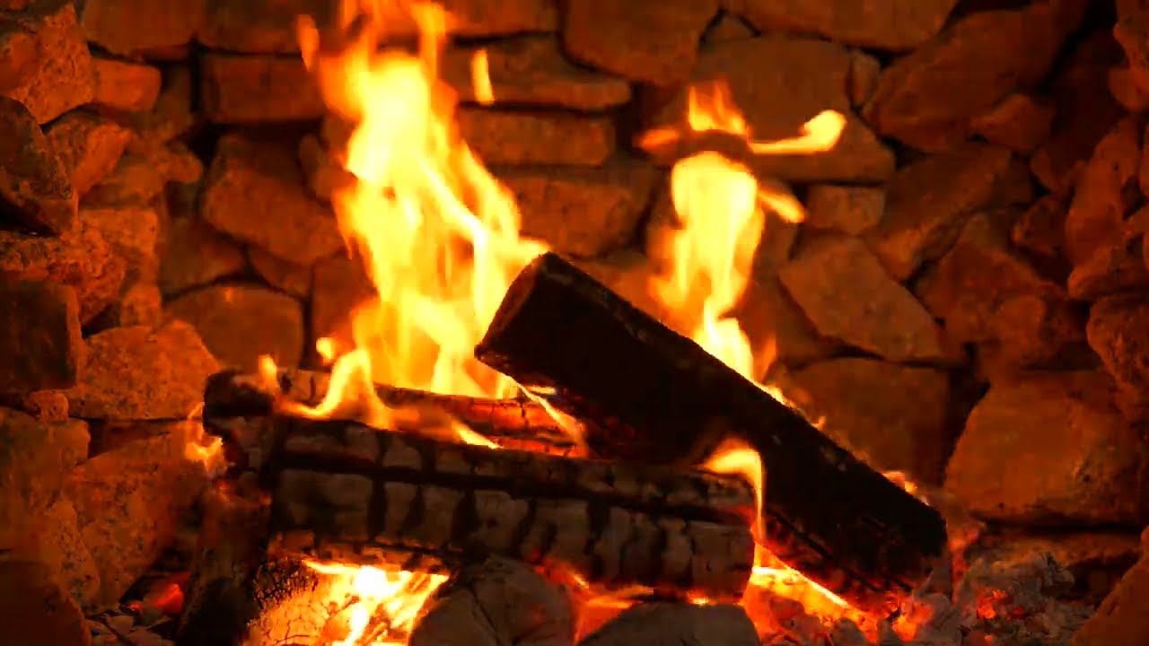 Crackling Fireplace & Rustic Ambience | 3 Hours Cozy Crackling Logs and Soothing Glow