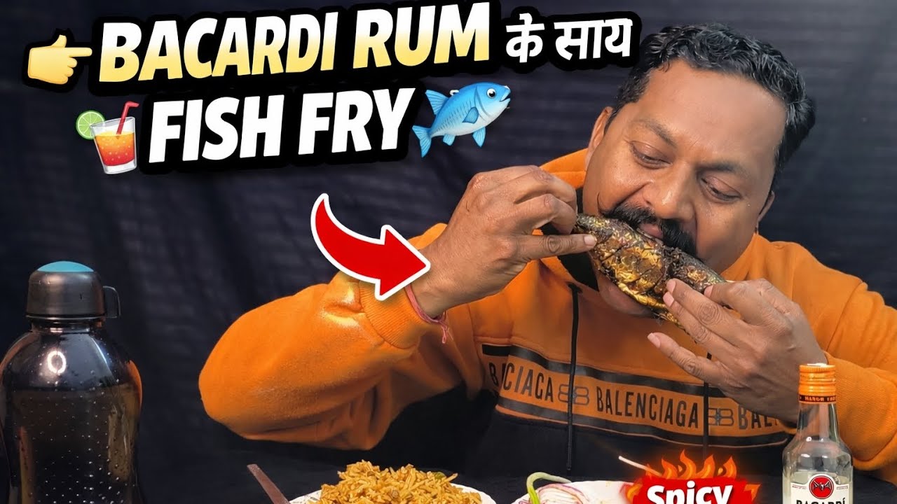 Bacardi Mango Chilli Rum with Fish Fry 🍹🐟 | Full Enjoy