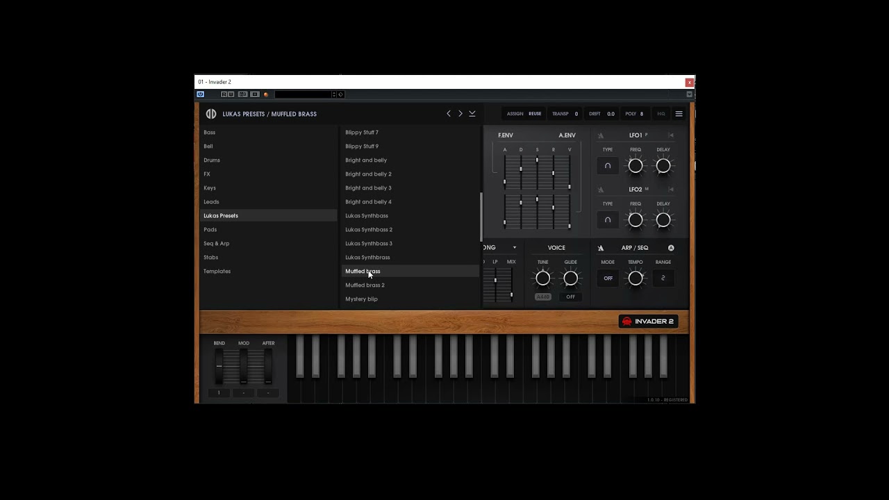 E-phonic Invander 2 VST - Custom free 80s presets