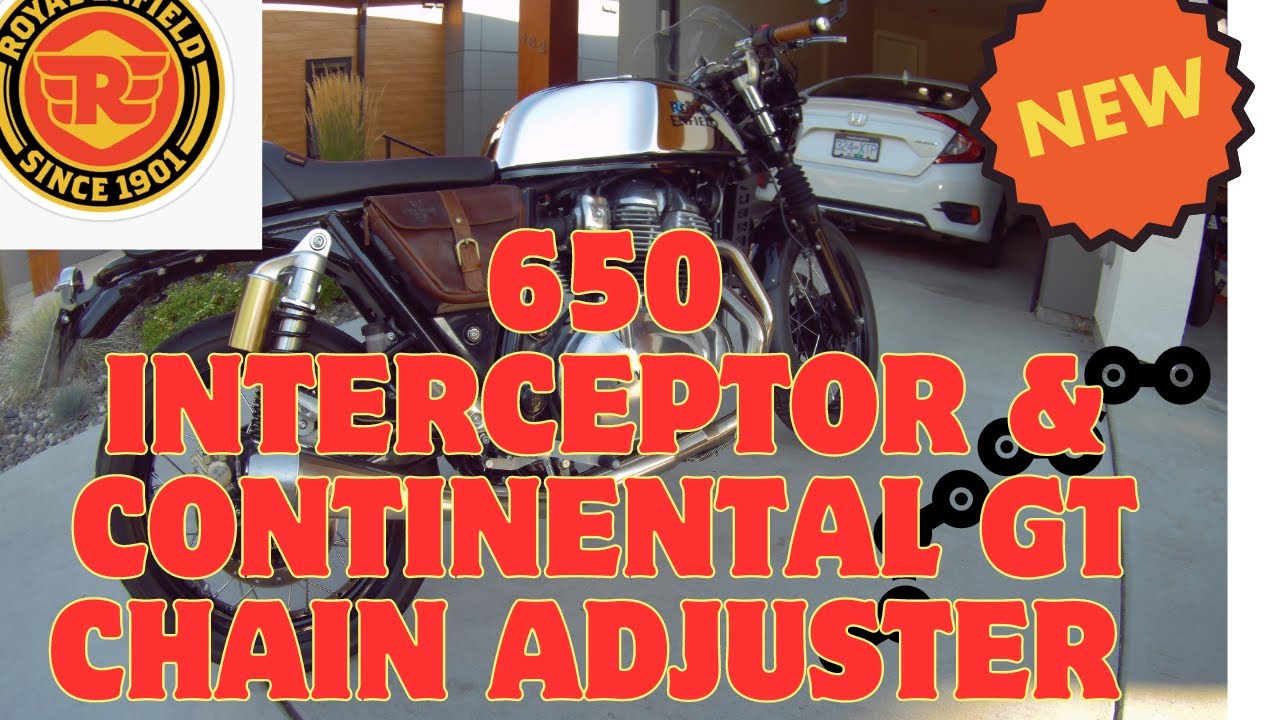 NEW Chain Adjusters 🇬🇧 2019-2024 Royal Enfield Continental GT, Interceptor 650 Easy quick mod!!