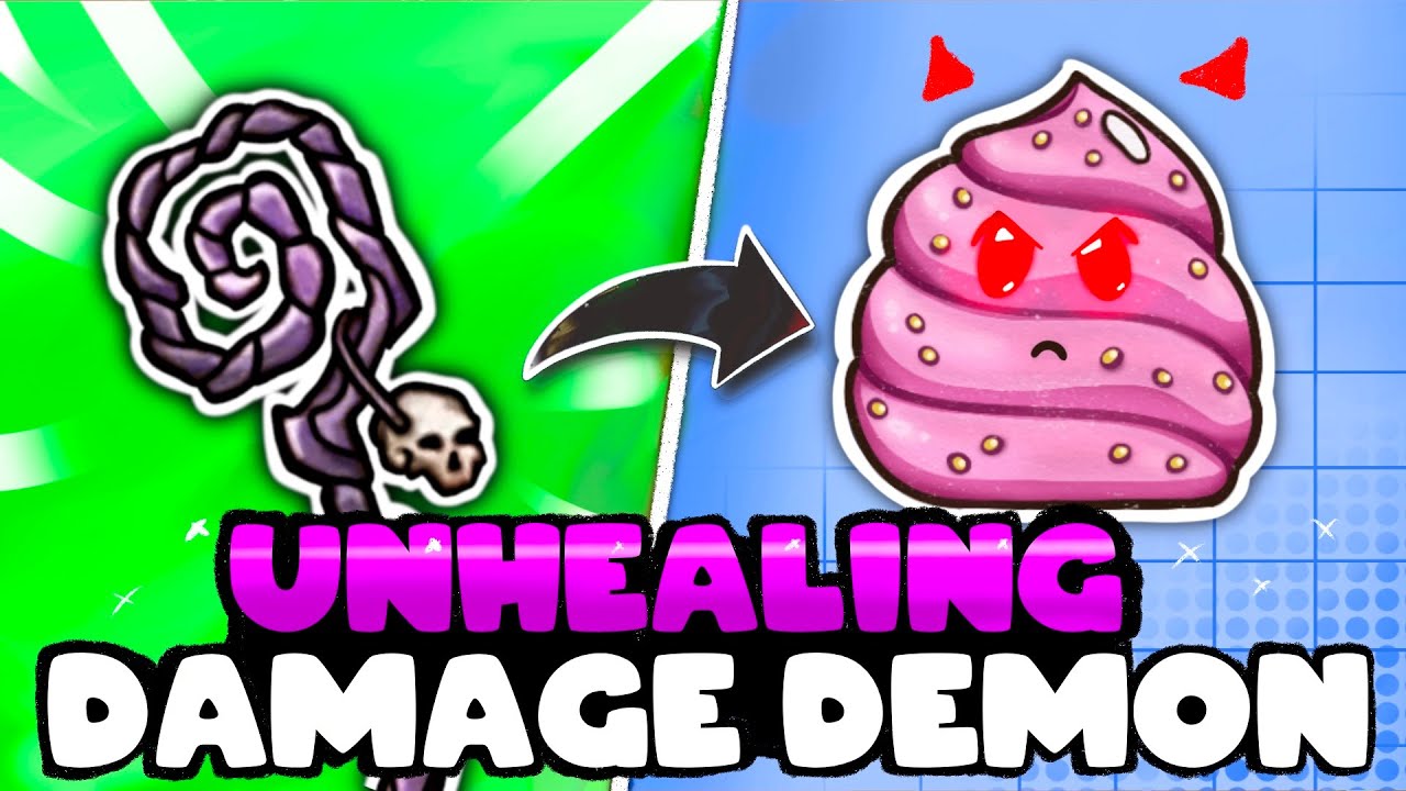 Unhealing Turns Cupcake Goobert Into Damage Demon | Backpack Battles