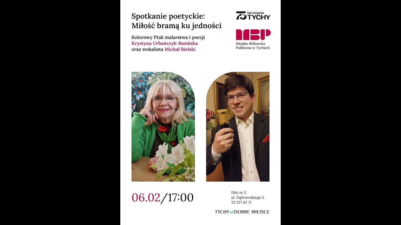 Michał Bielski - Miłość dobrze wróży / spotkanie poetyckie, Tychy 06.02.2026 r.